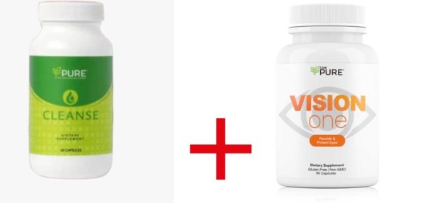 1 Bottle of Vision One + 1 Bottle of Cleanse